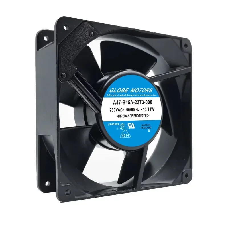 for GLOBE MOTORS A47-B15A-15T3/23T3-100/000 115V 230V Cooling Fan Original Replacement Part High Quality Durable