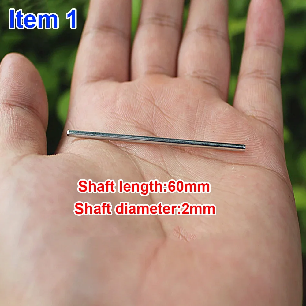 5PCS Mini 2MM Iron Shaft Toy Car Axle Srive Shaft Sleeve 60/80/100/130mm Length Toy Car Boat