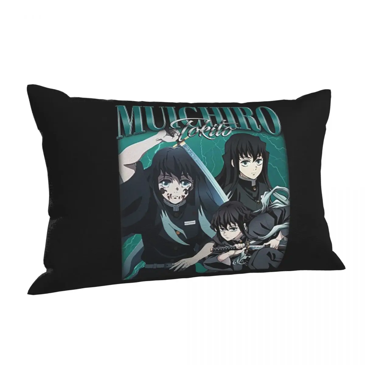 

Muichiro Muichiro Tokito Rectangle Pillowcase Cushion Cover Decorative Bedroom Bed Home Comfort Throw Pillow