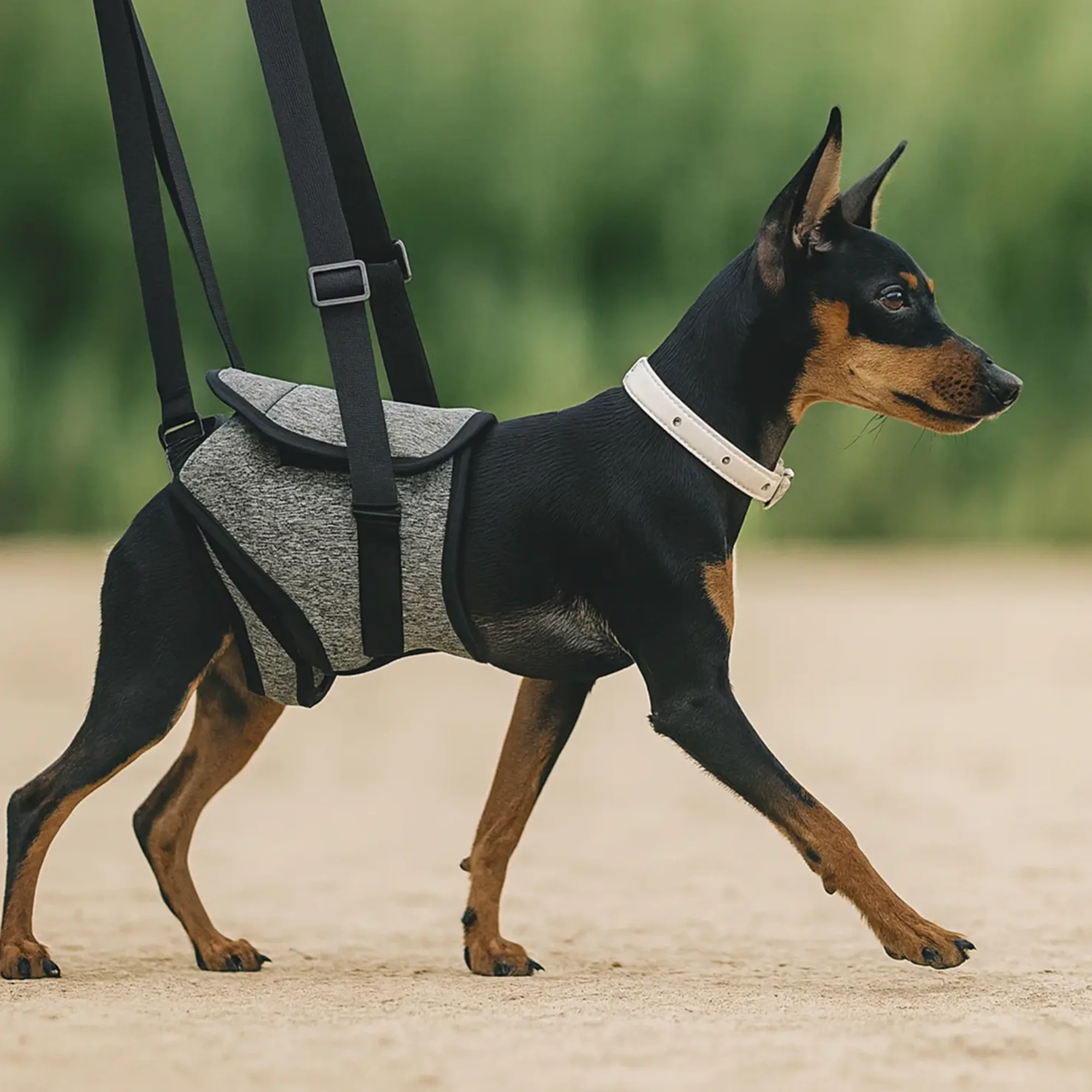 

Новые большие средние размеры для собак на открытом воздухе, ремни для задних ног для собак, травмированная собака, слинг для задних ног, бандаж на бедрах, тяговый вспомогательный пояс