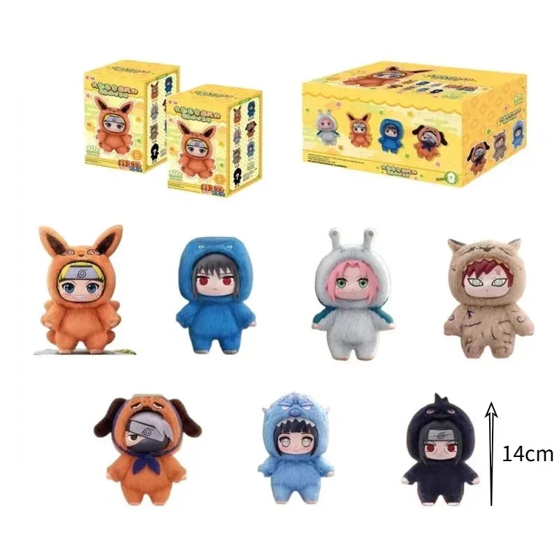 

In Stock TOP TOY Naruto EAKI Cute Beast Party Sasuke Vinyl Cute Plush Blind Box Figure Pendant Gift
