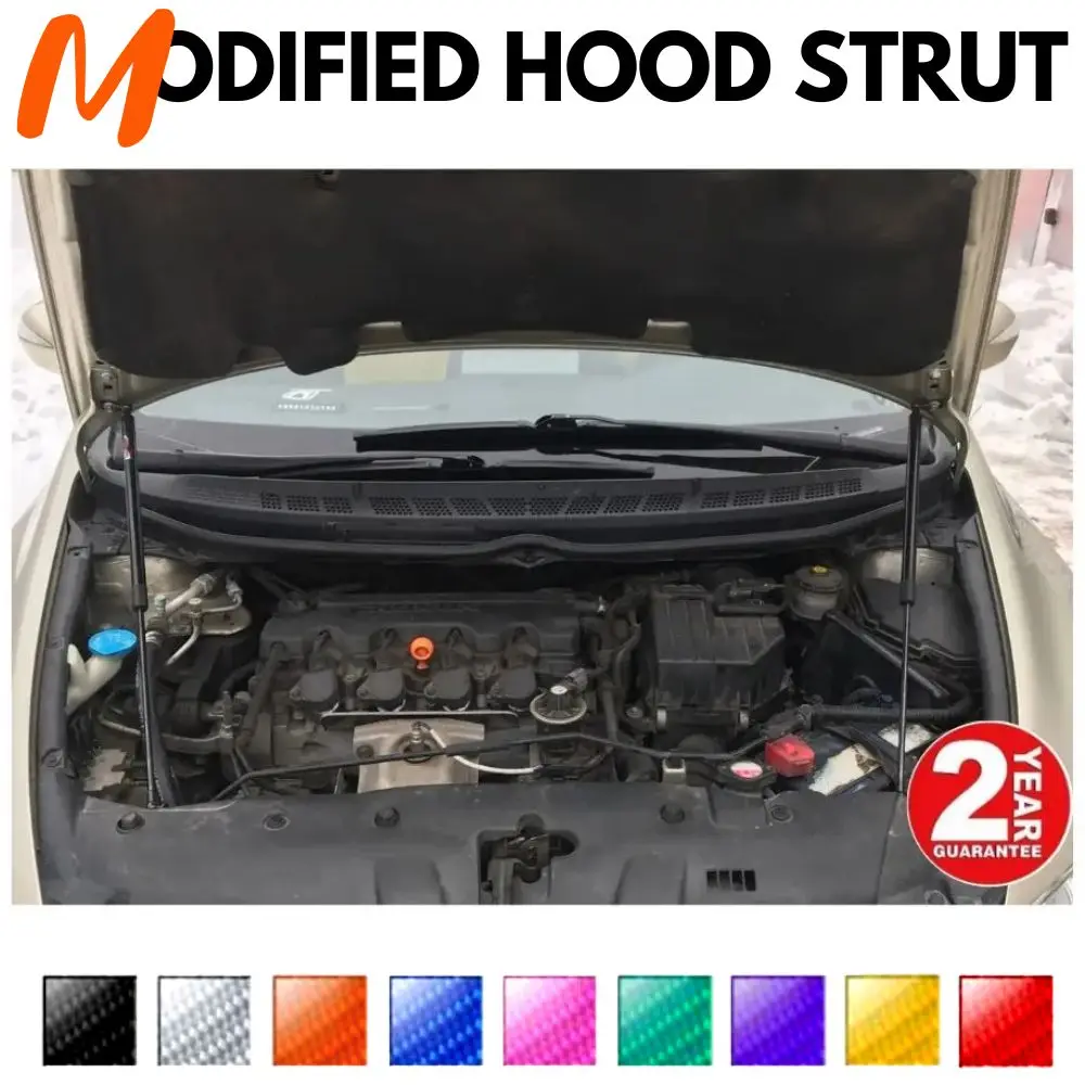 

Front Hood Struts for Honda Civic MK8 2005-2012 Shock Lift Supports Bonnet Gas Dampers Springs No-Drill