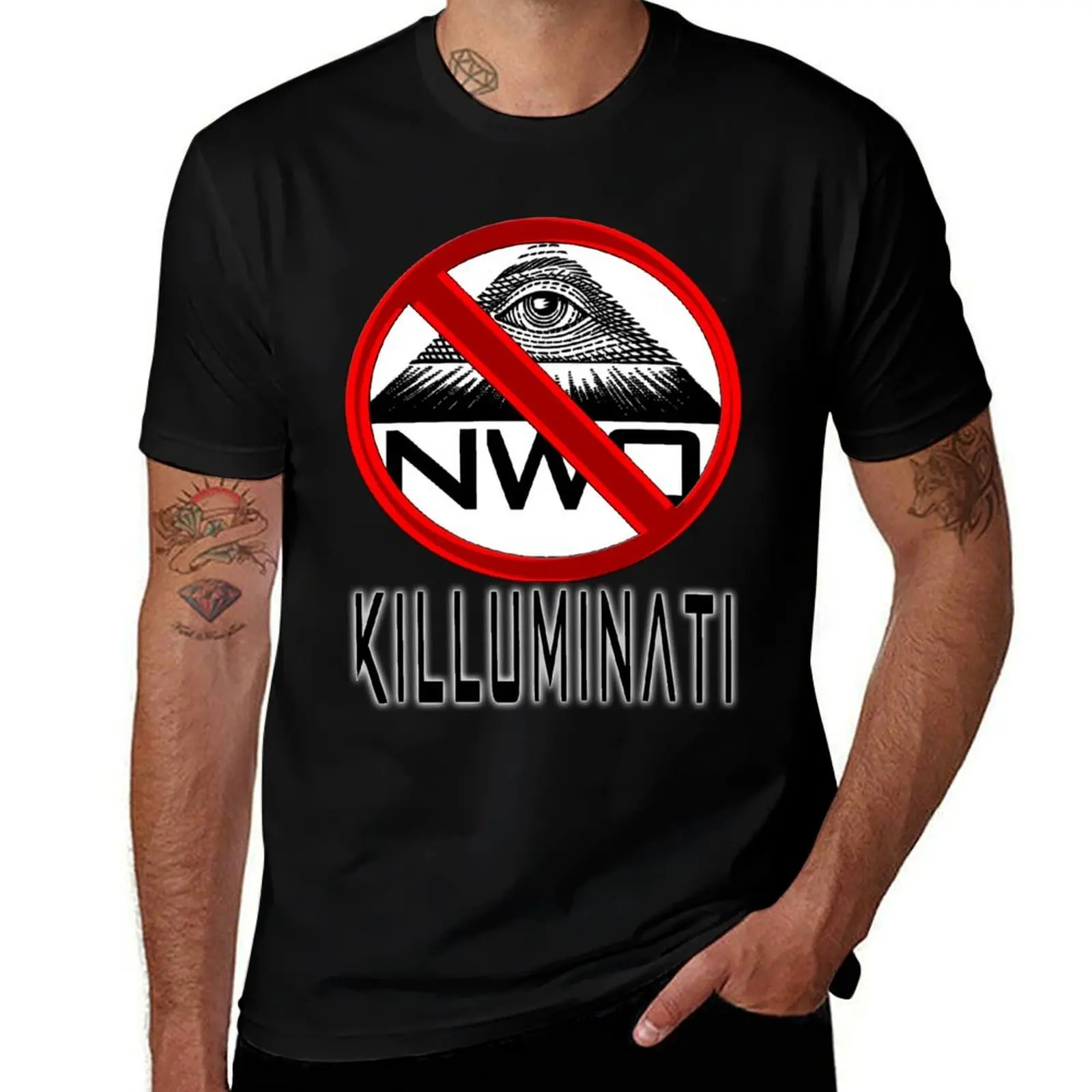 

Killuminati - Anti Illuminati / New World Order T-Shirt valentines clothes shirts graphic tees hippie clothes mens t shirt