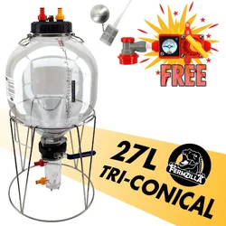 KegLand Gen3 27L FermZilla Tri-Conical Complete Pressure Brewing Kit  beer fermentation
