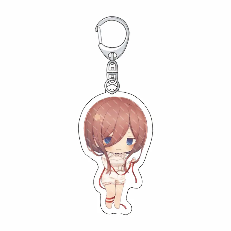 Anime Fans The Quintessential Quintuplets Nakano Sanjiu a flower two is four leaves May love acrylic pendant case car key chain