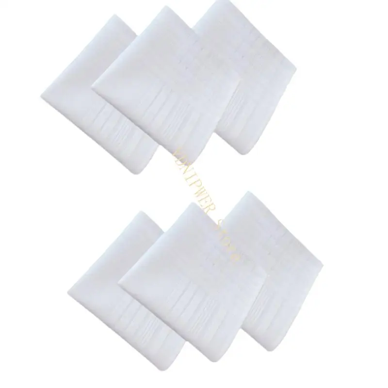 الفخامة مناديل وايت مناديل القطن السريع #4