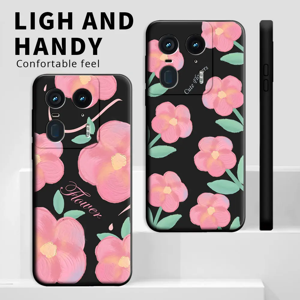 For Moto Edge 50 Ultra 50 Fusion Case Cartoon Cute Cat Flower Silicone Soft Phone Case For Motorola Moto X50 Ultra Back Cover