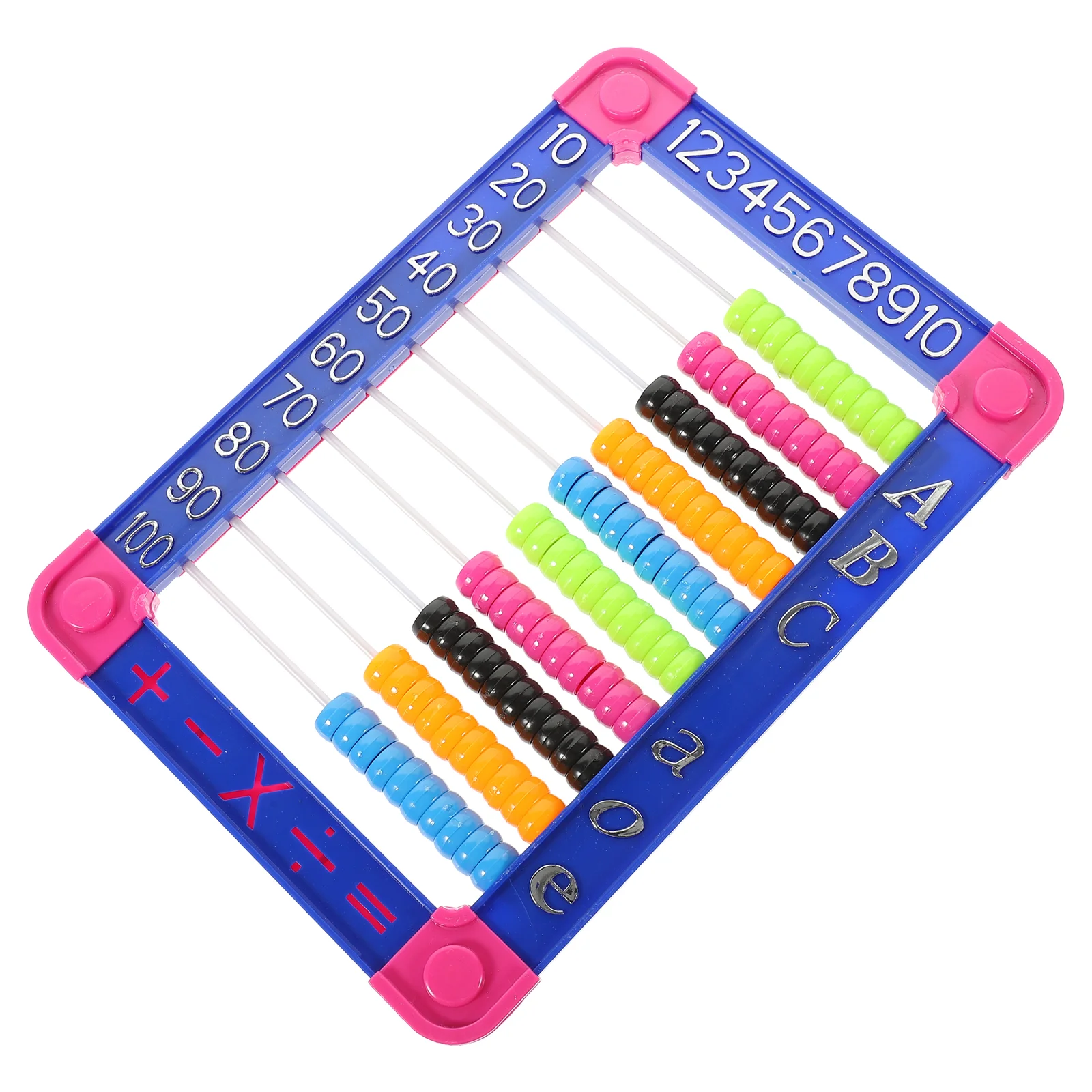 Calculator Abacus Toddler Baby Toy Rekenrek for Kids Math Plastic Educational Plaything