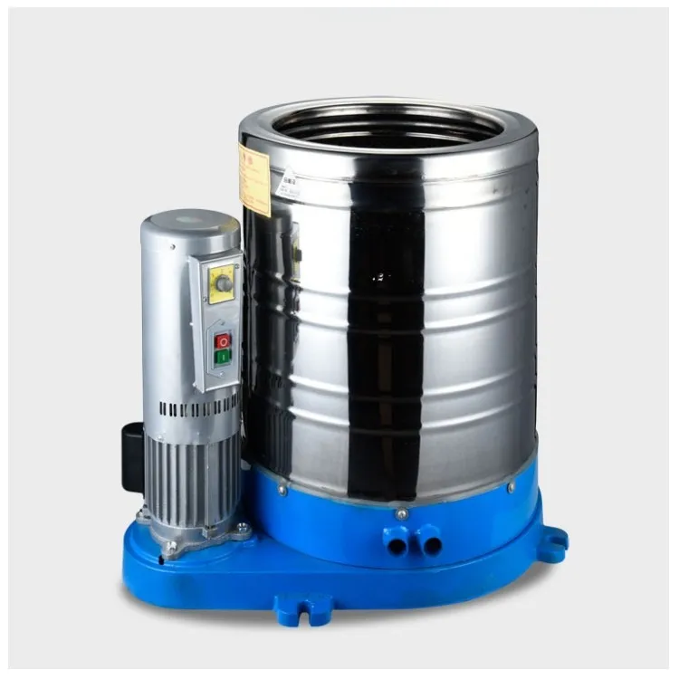 Small Scale French Fries Oil Deoiling Machine / Fried Food Deoiler / Stainless Steel Food Dehydrator Machine For Spin Dryer