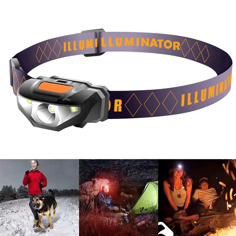 MNFT 1Pcs Outdoor Sport Notfall Scheinwerfer LED Weiß Licht Scheinwerfer für Angeln Camping – Detail 11