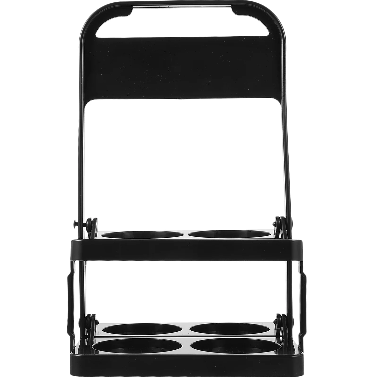 

Beer Basket Drink Holder Bottle Rack Storage Coffee Cup Pp Handheld Reusable with Handle