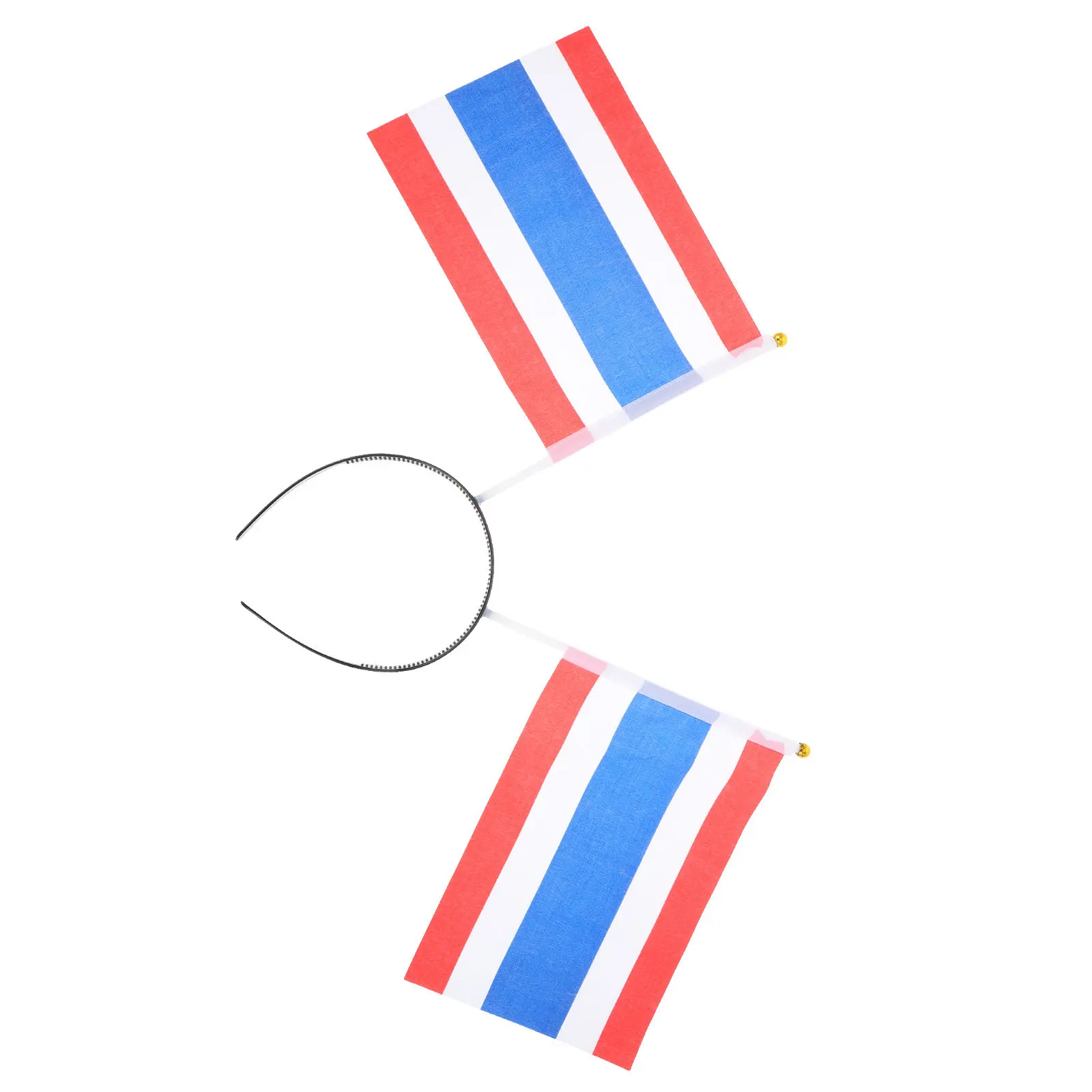 Small Mini Thailand Flag Headband Stick Flag Country Party Decoration National Festival Supplies Cheering Prop