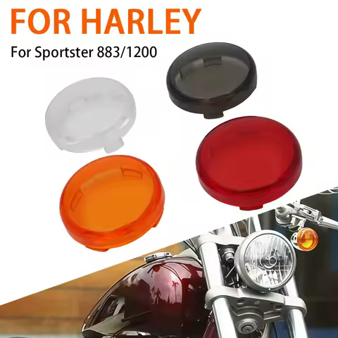 Smoke Turn Signal Light Lens Cover Fit For Harley Touring Road King Dyna Softail Sportster 883 1200 Motorcycle Accessories