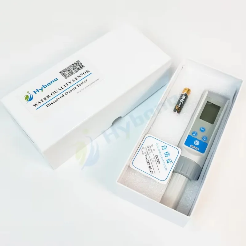 DOZ30 Dissolved Ozone Meter Ozone Analyzer in Water Portable O3 Tester Ozone Sensor IP67 Protection High Accuracy AAA Battery