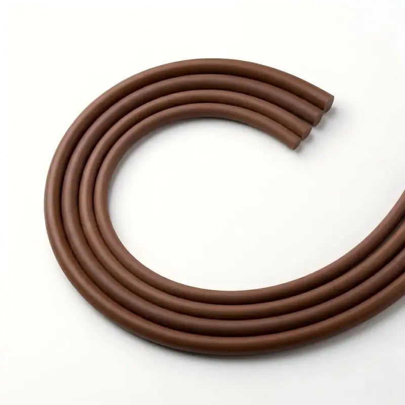 

FKM 2M，1.5mm-8mm Fluorine rubber sealing strip, round solid rubber strip, heat-resistant, oil-resistant, UV-resistant