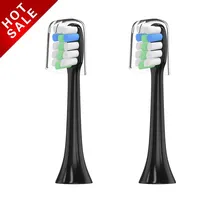 2pcs Tooth Brush Head with Cap For Xiaomi SOOCAS / SOOCARE X1 For SOOCAS Xiaomi Mijia SOOCARE X3 Electric Tooth Brush Head