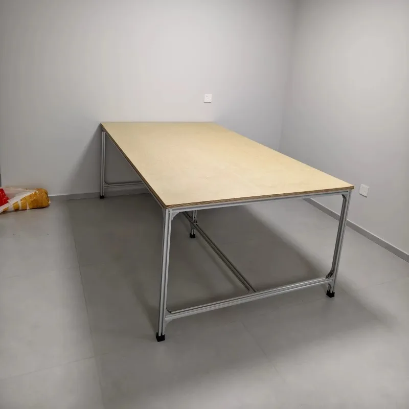 

Письменный стол, простой алюминиевый конференц-стол для переговоров, верстак