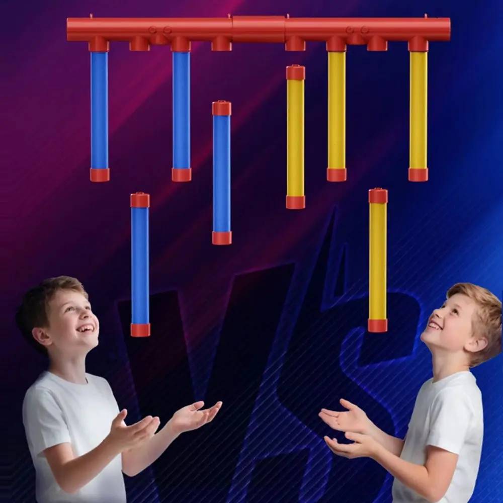 Quick Reaction Challenge Falling Sticks Game Parent-Child Exercise Prop Catching Sticks Sensory 2-Player Adjustable