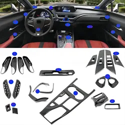 Car Internal Door Window Lift Switch Frame gear Trim Front AC Air Outlet Frame Cover Kit For Lexus UX 200 250H 2019 2020 2021