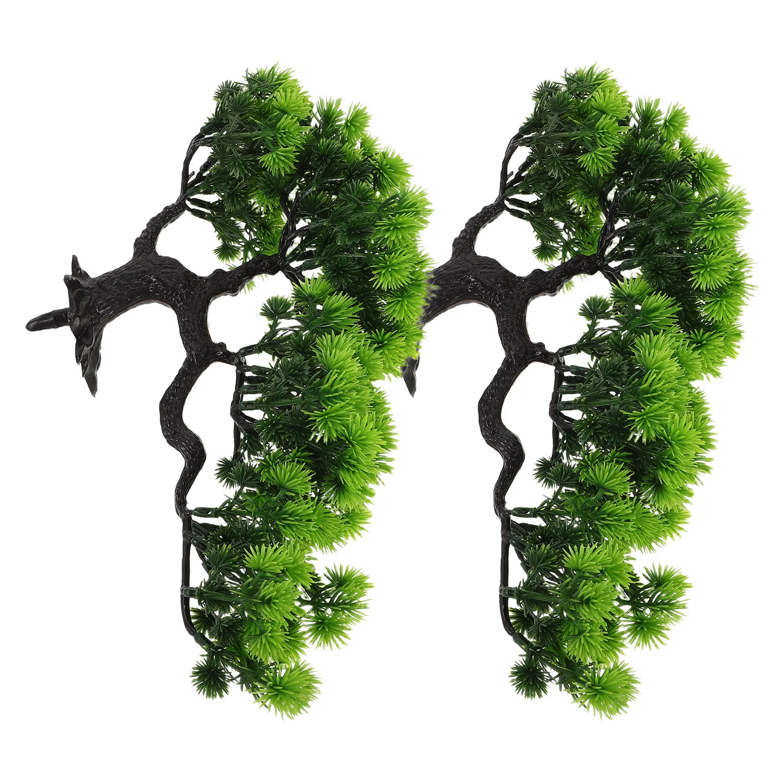 Bonsai Tree Zen Garden - 2Pcs Artificial Bonsai Tree Simulation Juniper