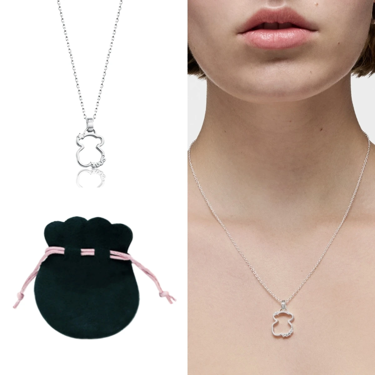 

Short Choker S925 Sterling Silver Necklace Fashion Close-fitting Temperament Neckwear