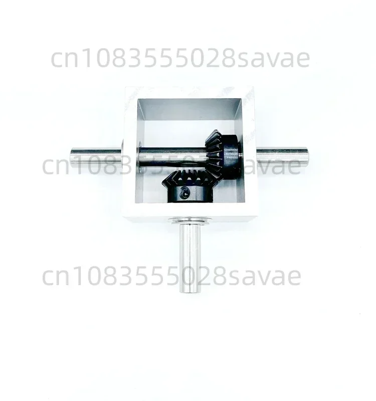 90 degree bevel gear right angle commutator small gearbox 1 to 1 mechanical transmission module shaft diameter 10mm