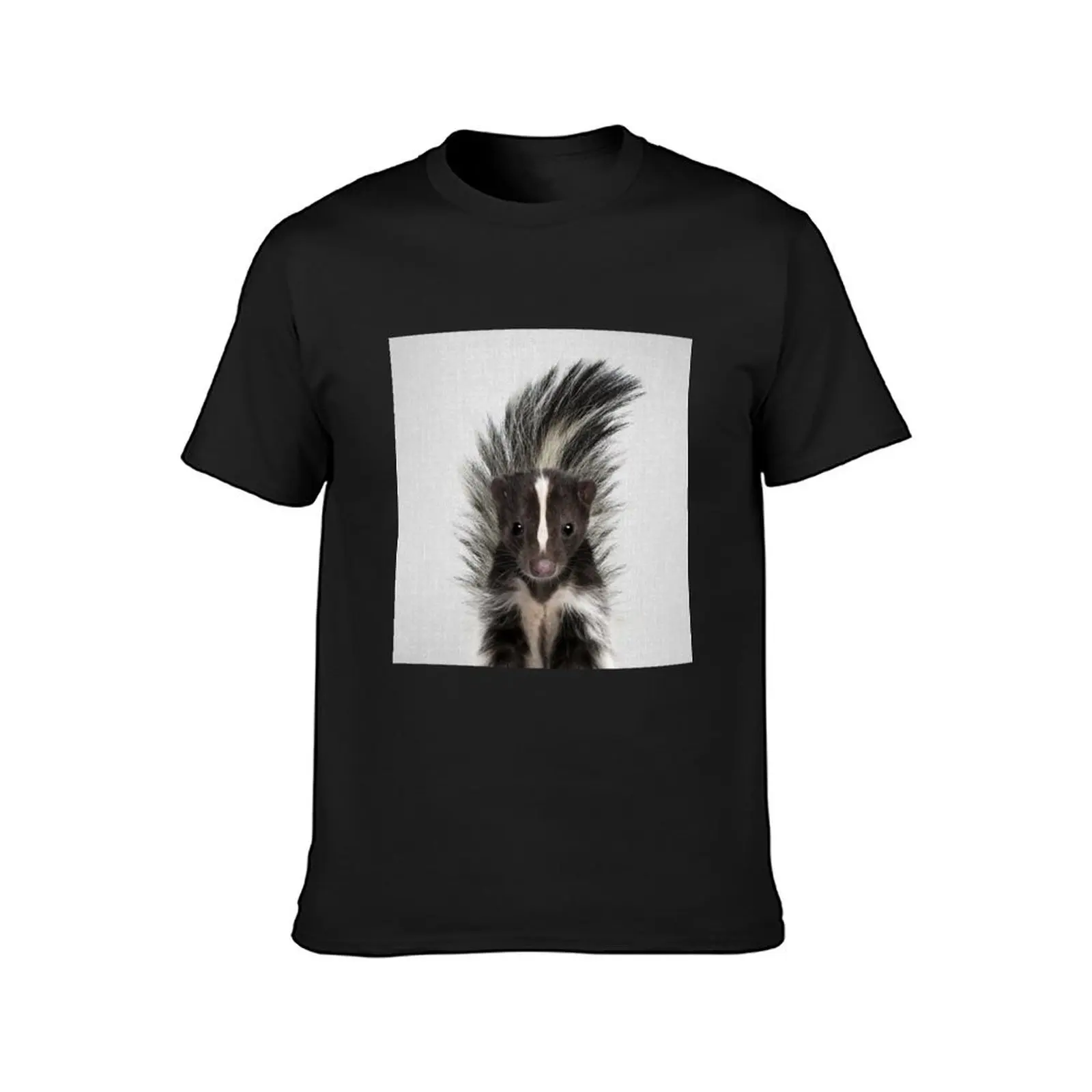 Skunk - Colorful T-Shirt summer top cute tops cute clothes mens white t shirts