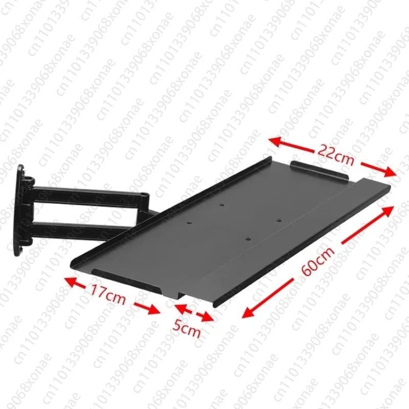 알루미늄 브래킷, 전용 벽걸이형 텔레스코픽 조절 핸들, 무선 마우스 회전 키보드 홀더