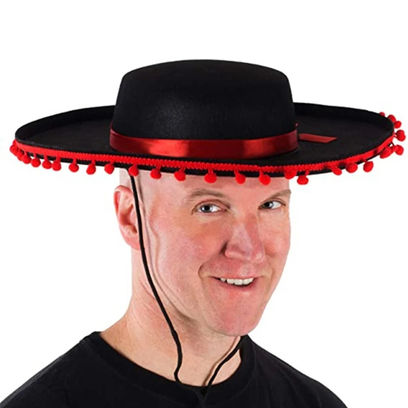 Mexicano sombrero chapéus chapéu de aba larga foto shoot adereços chapéu sexo neutro adulto masculino feminino superior chapéus carnaval traje