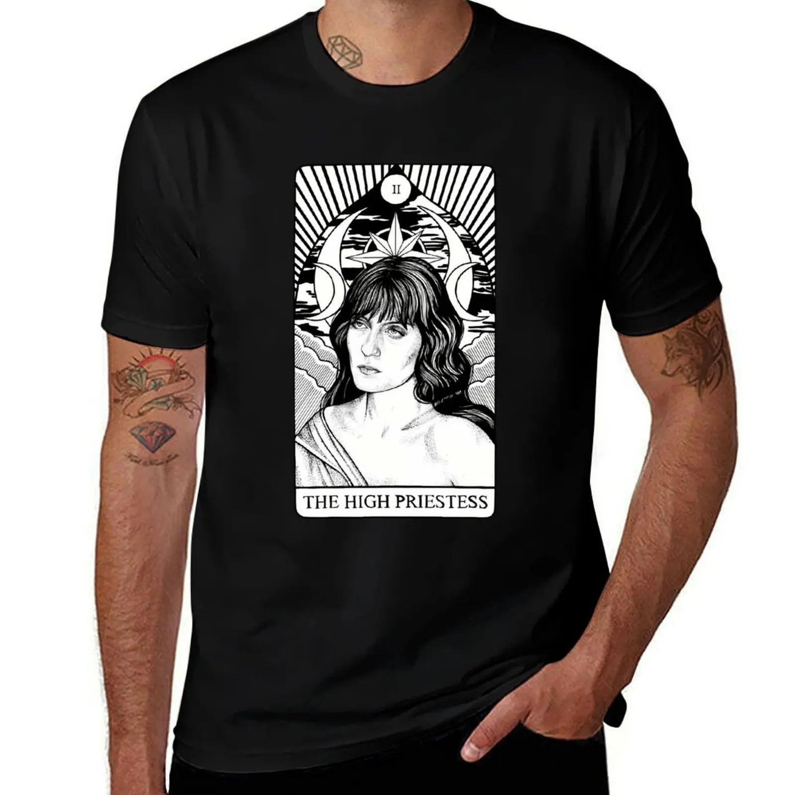 

Florence The Machine Tarot T-Shirt t shirt for man t shirts for man slim fit black cotton t-shirt plain for man package T-Shirt