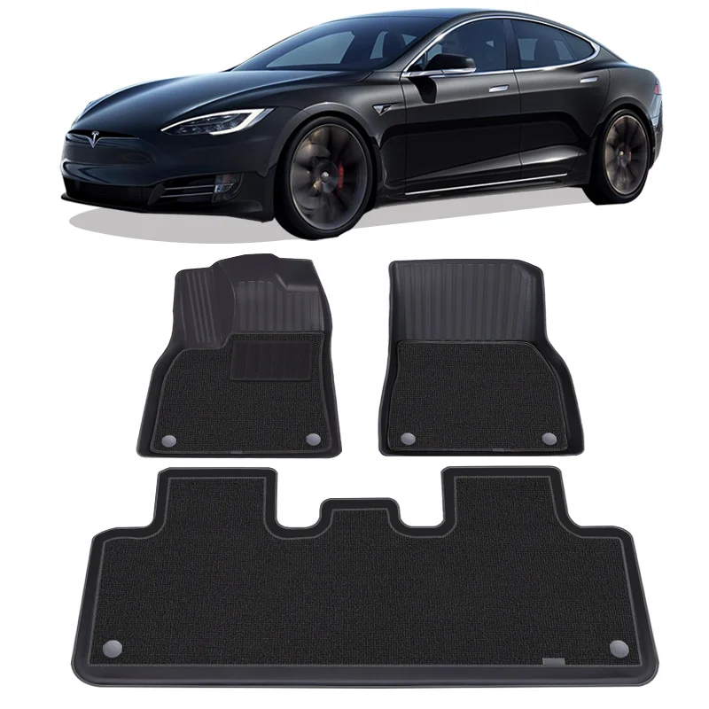 Car Floor Mats for Teslas Model 3  Left/Right Driving All Weather Anti-Slip Waterproof Floor Liners Car Mat Interior Accessories