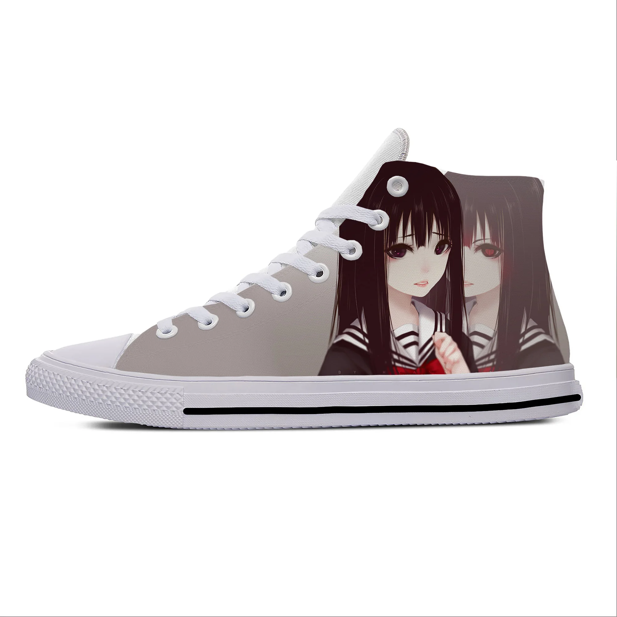 Anime Magical Girl Mahou Shoujo Site Asagiri Aya Casual Cloth Shoes High Top Lightweight Breathable 3D Print Men Women Sneakers