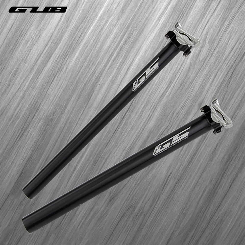 GUB GS-Mountain Road Bike Seat Post, Aluminum Alloy, Black Seat Pipe Accessories, 27.2mm, 31.6mm x 385mm