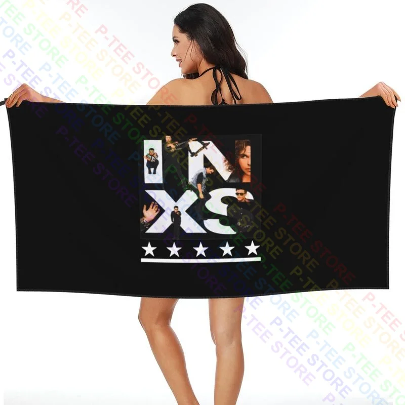 Vintage Inxs Calling All Nations Tour Quick dry Towel New Absorbent Sports Towel