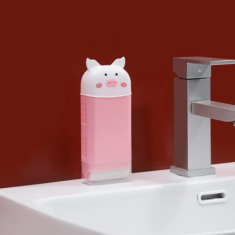 Recipientes de sabão versáteis para viagens e uso doméstico, com rolo de espuma de sabão, estojo de armazenamento para sabonete e itens essenciais para banheiro