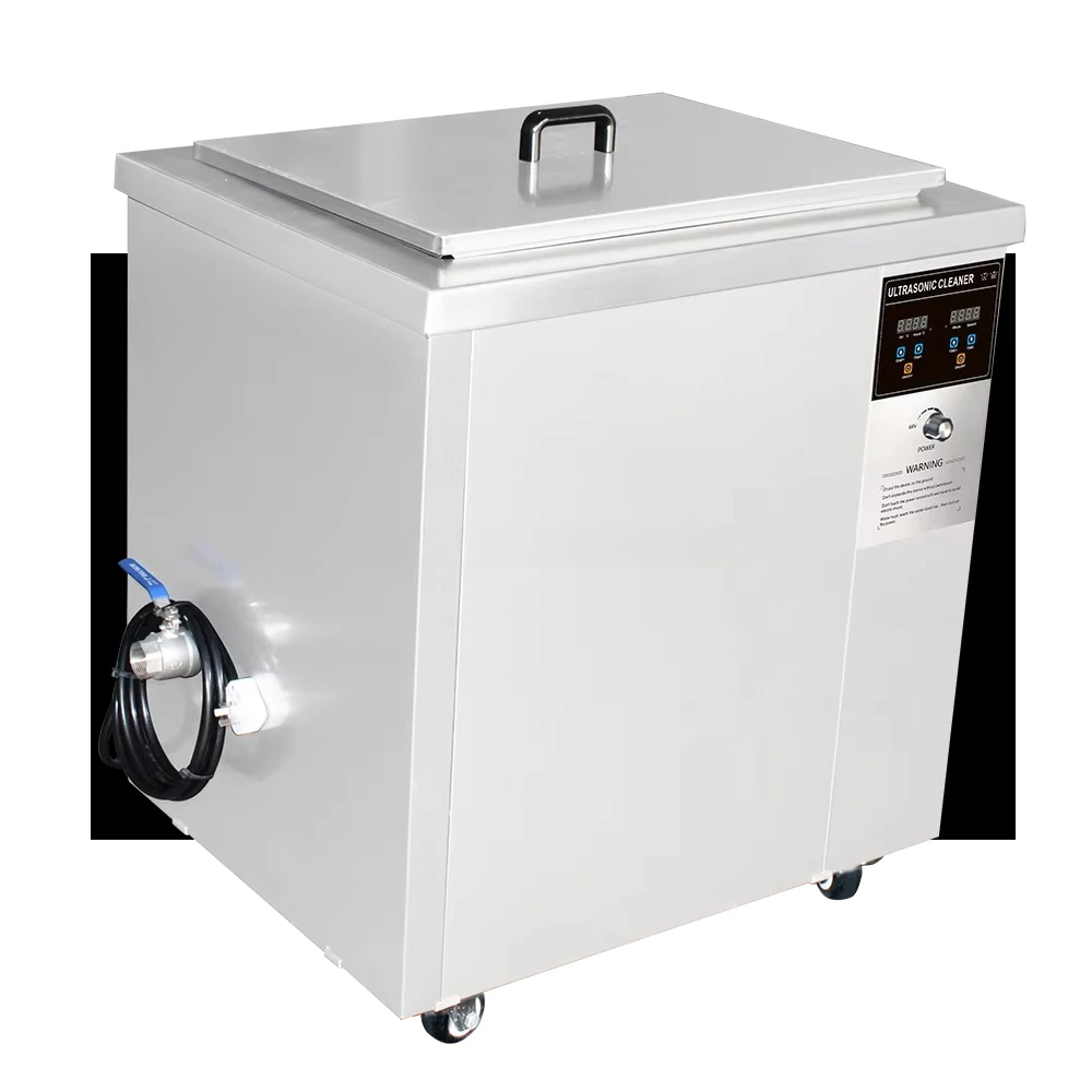 45L capacity industrial ultrasonic cleaner with 600W ultrasonic power for workshop parts‑washing tasks