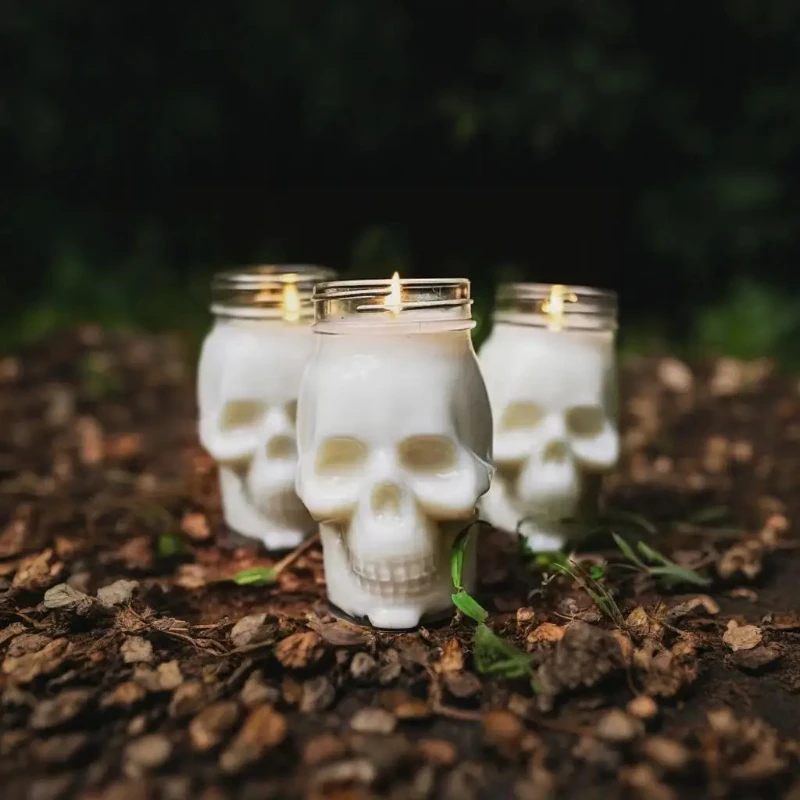 6 Pack Halloween Transparent S - Candle Making Jars With Lids ulasan dan harga