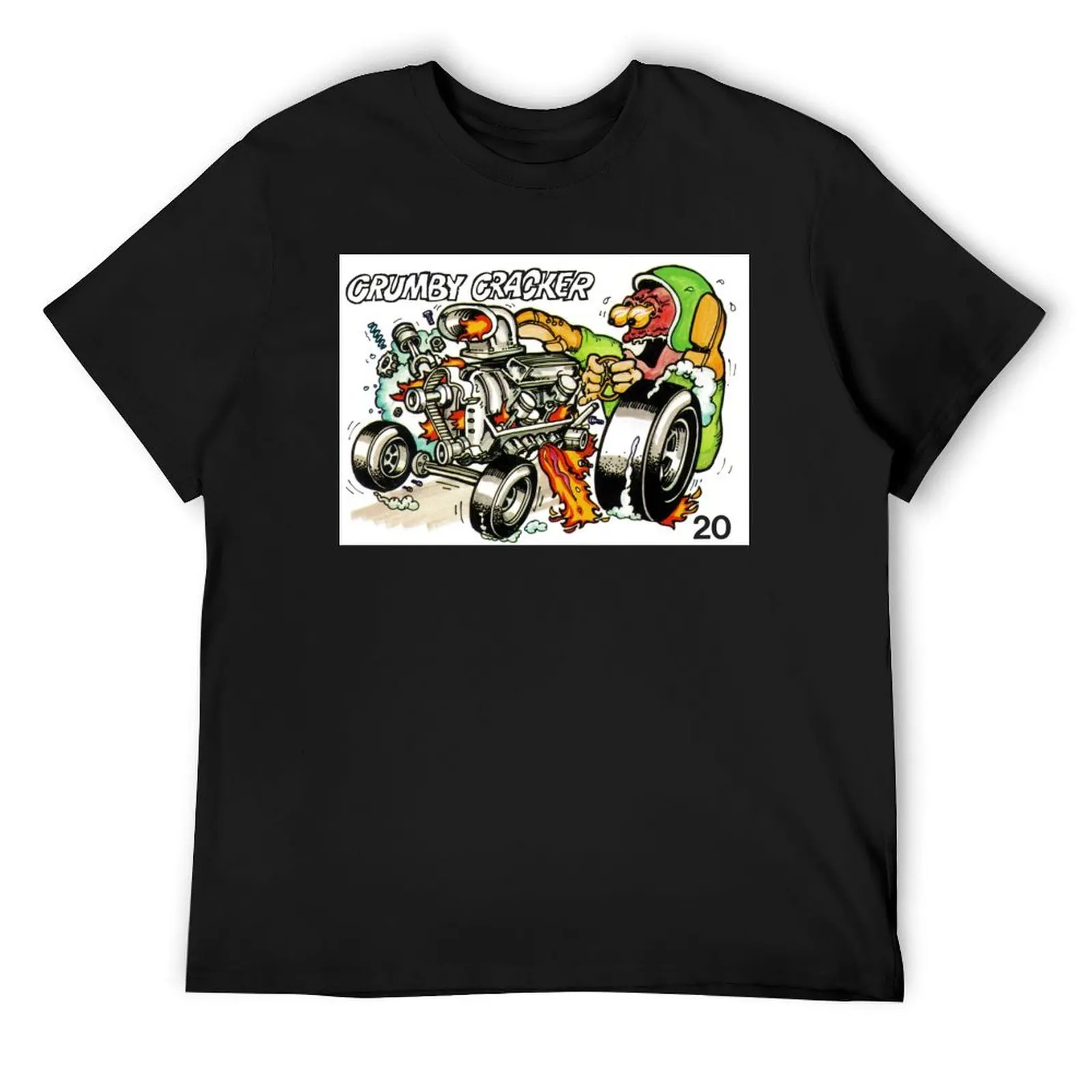 Crumby Cracker #20 Mad Hot Rods, Allen's & Regina, New Zealand T-Shirt customs street wear customizeds plain t shirts men