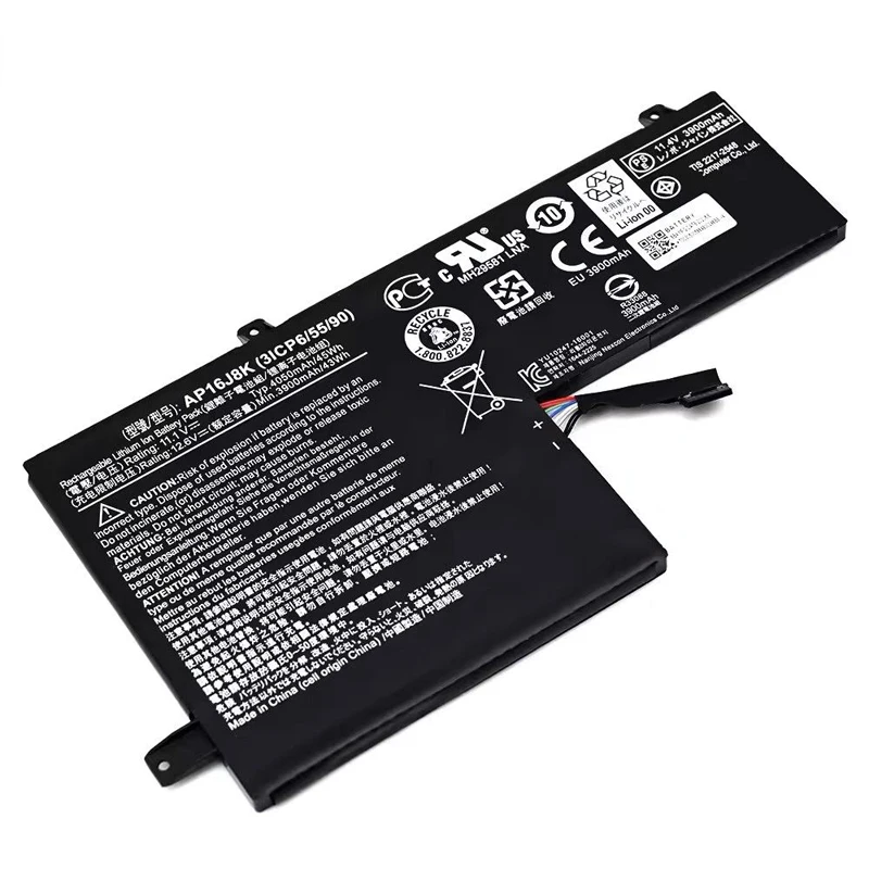 

11.1V 45Wh/4050mAh AP16J8K AP16J5K Laptop Battery for Acer Chromebook 11 N7 C731 C731T C731-C8LF C731-C118 C731T-C0YL C732T-C8VY