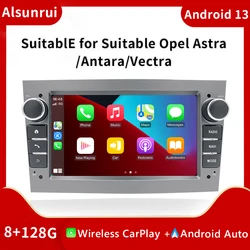 Autoradio 2 din Android 13 Per Opel Vectra C Zafira B Corsa CD Astra HG Jvivaro Meriva Multimedia Stereo Audio GPS di Navigazione