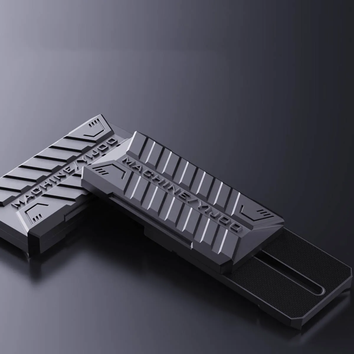 ブラックインフィニットフィジェットスライダーEDC磁気プッシュスライダーフィジェットトイADHDツール不安ストレス解消おもちゃ指先スピニングフィジェット