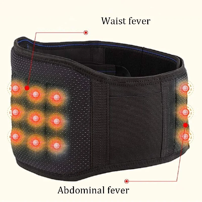 Lower Back Brace Self-Heating Support Belt for Men Women Herniated Disc Pain Relief Magnetic Therapy Waist Brace Lumbar Support