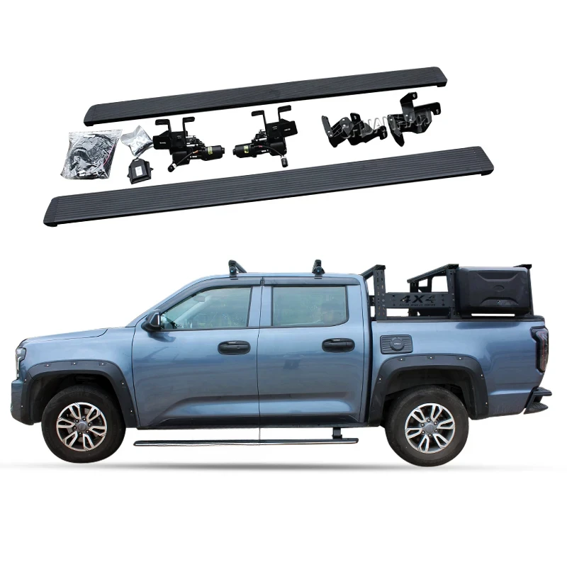 High Quality Aluminum Alloy Automatic Retractable Electric Side Step Running Board Exterior Accessories for Jeep Wrangler JK
