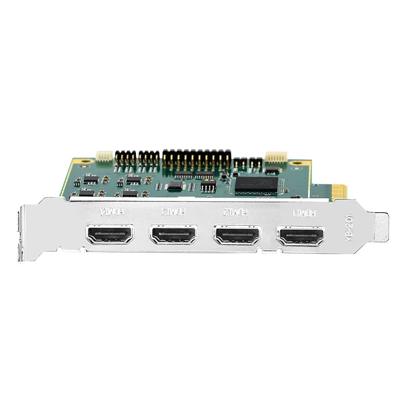 4 channels HDMI inputs live video streaming 4:4:4 10bit capture card