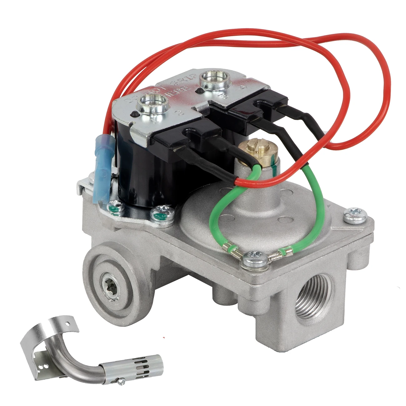 93844 91638 RV Water Heater Solenoid Gas Valve W/Main Burner Tube Kit For Dometic Atwood 6-gallon Gas Water Heaters GCH6-4E