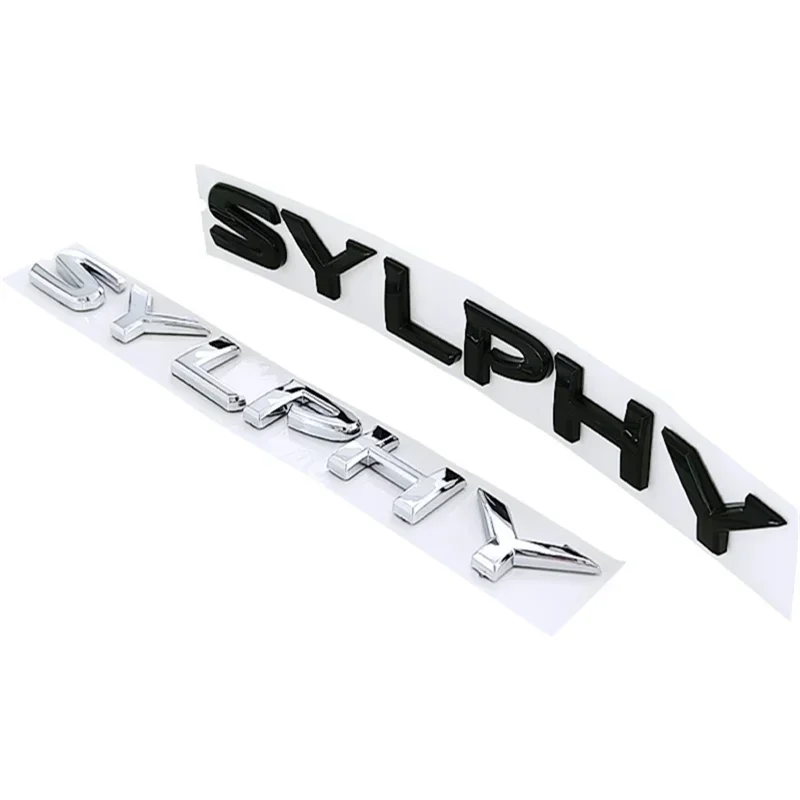 for Nissan SYLPHY ABS Sticker Car Body Trunk Emblem Side Badge Auto Rear Letter Decal Decoration Accessories