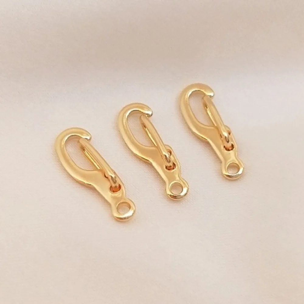 

Lobster Buckle Copper Clasps & Hooks 14K Gold Color Spring Handmade DIY Bracelet Accessories End Buckle Connection Buckle