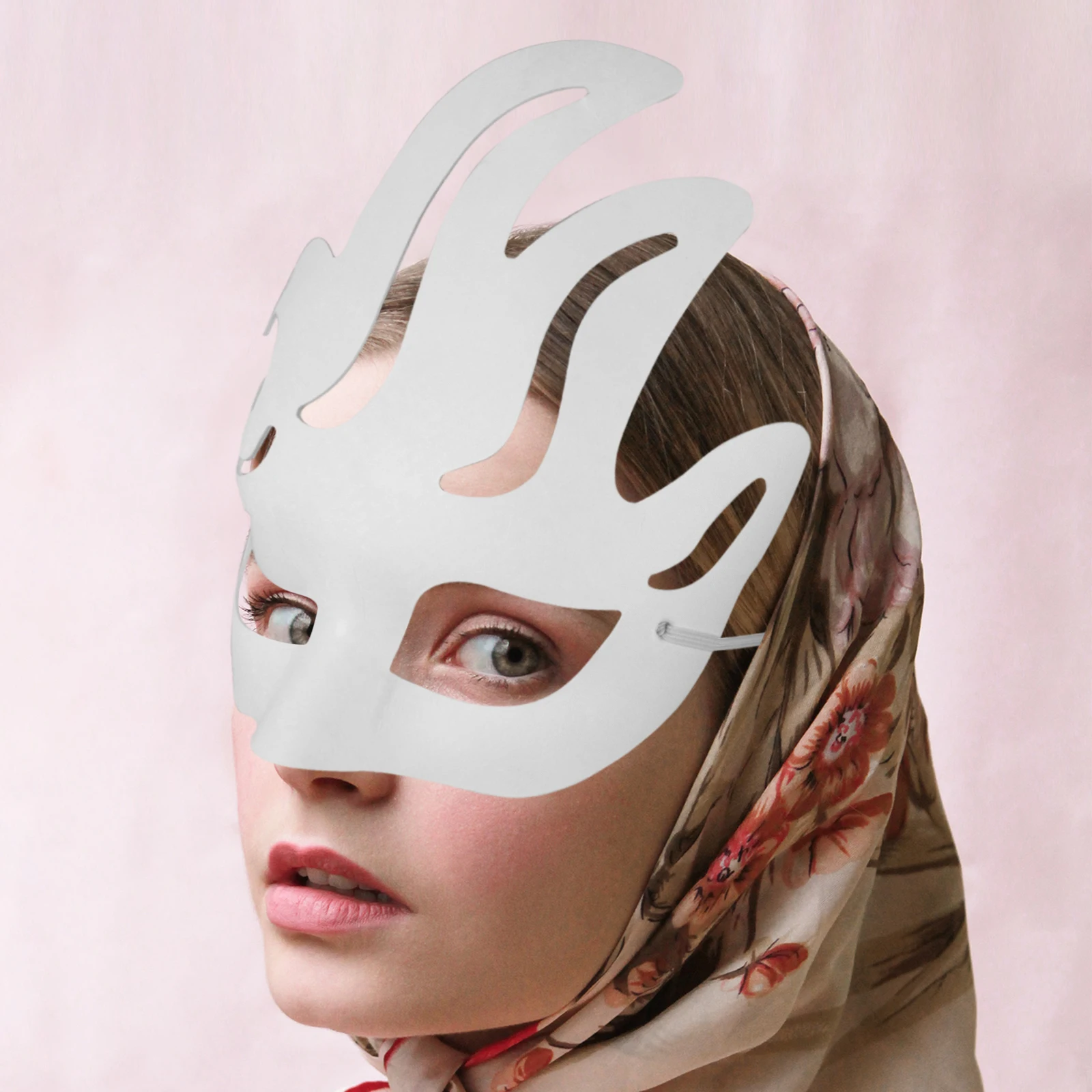 

15pcs H Painted Masks DIY Blank Unpainted Mask Base for Kids Arts Crafts Party Favors Masquerade Prom White Women