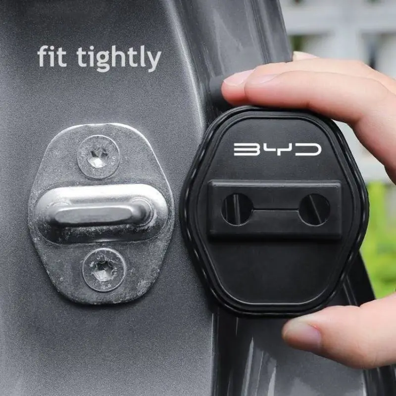 For BYD Seagull 2025 2024 Car Door Lock Protective Silione Cover Accessories