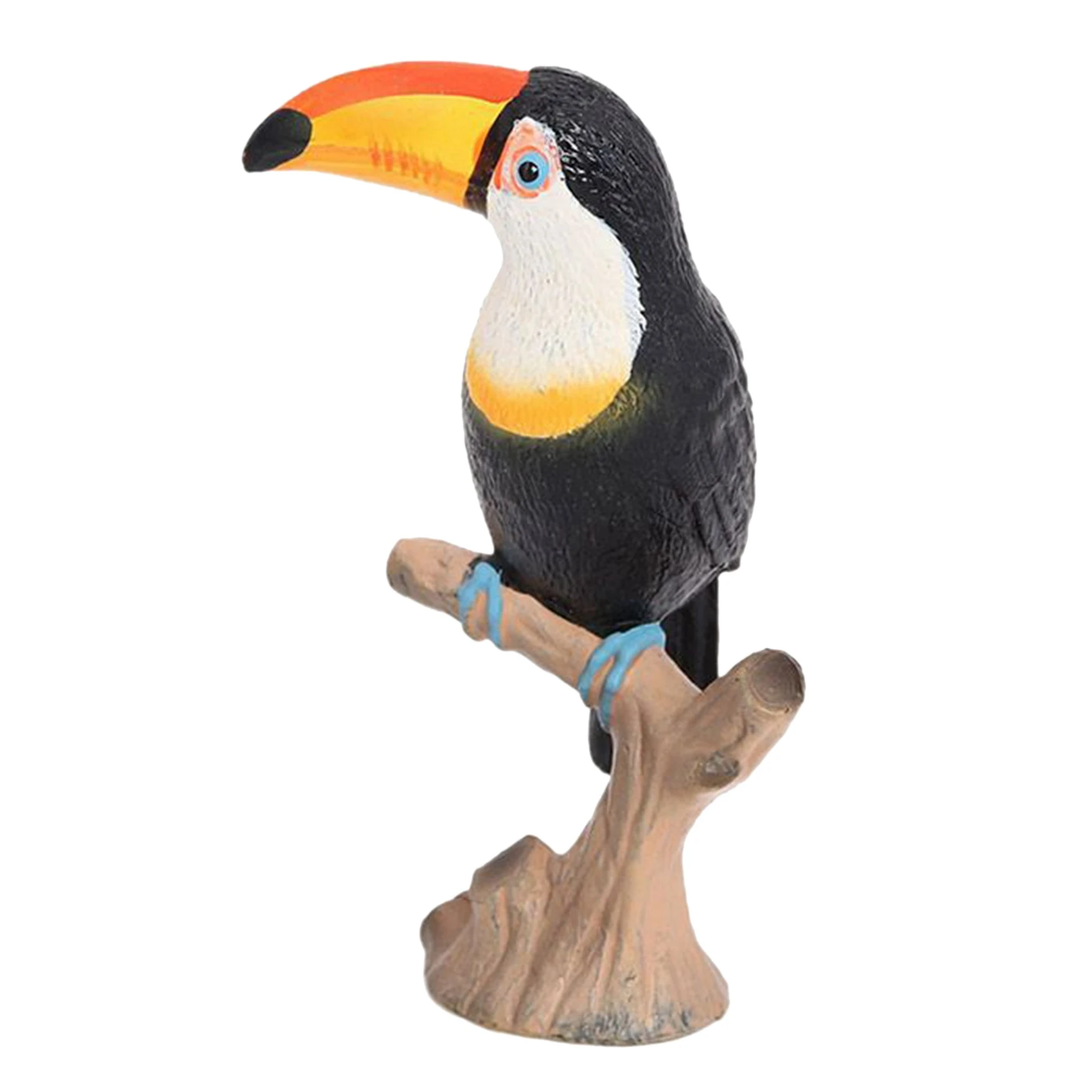 

Simulation Toucan Figurine Model Toy Desktop Ornaments Collection Home Office Decoration Kids Toy Gift